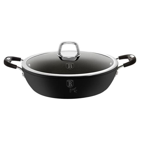 

Сотейник Berlinger Haus Black Professional Line Ø28см с титановым покрытием, с крышкой