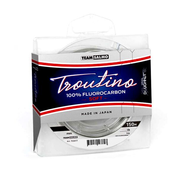 

Флюорокарбон Team Salmo Fluorocarbon Troutino Soft 150м 0.25мм 4,55кг/10lb