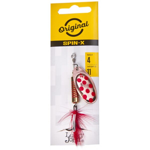 

Блесна вращающаяся с бородкой LJ SPIN X ROUND 04 весом 11 г (цв.CR)