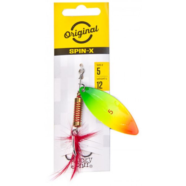 

Блесна вращающаяся с бородкой LJ SPIN X LONG 05 весом 12 г (цв.FT)