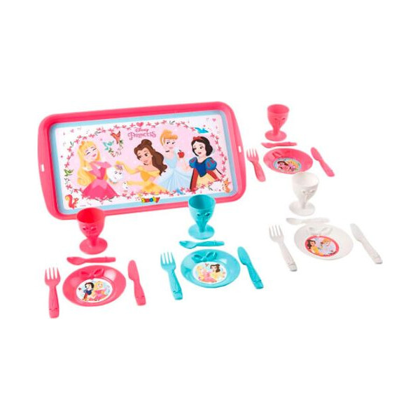 

Посуда детская Disney Princess с подносом Smoby 310575