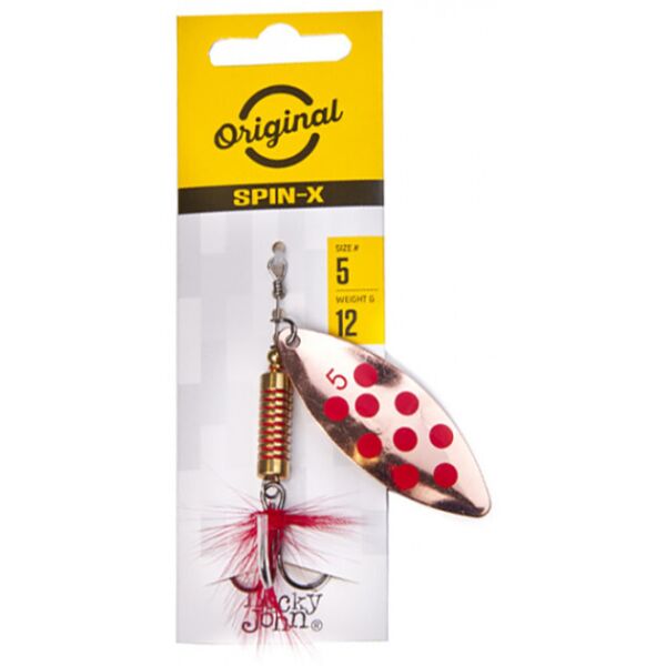 

Блесна вращающаяся с бородкой LJ SPIN X LONG 04 весом 9 г (цв.CR)