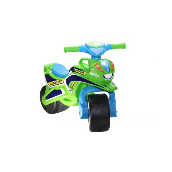 

Музыкальная каталка Doloni Байк Police Салатовый (TOY-28858)