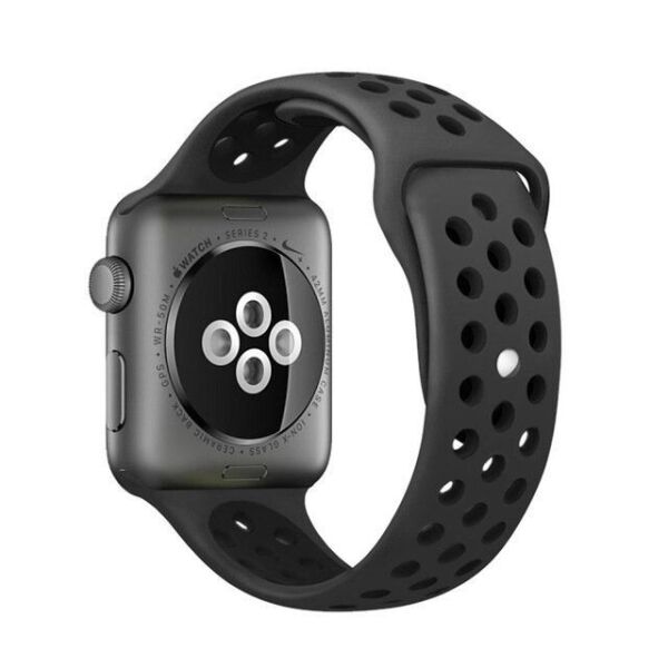

Ремінець Wemacy Nike Sport Band для Apple Watch 38mm/40mm Anthracite Black (LL-0027)