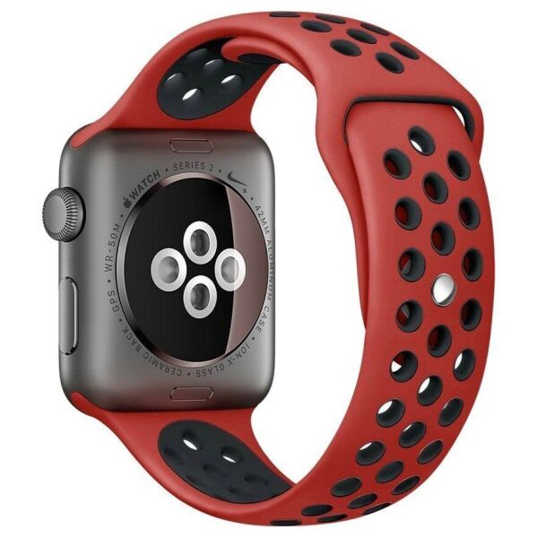 

Ремінець Wemacy Nike Sport Band для Apple Watch 42mm | 44mm Red/Black (LL-0055)