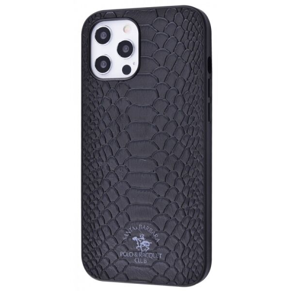 

Чохол Santa Barbara Leather Polo Knight Case для iPhone 12/12 Pro black (BS-0034)