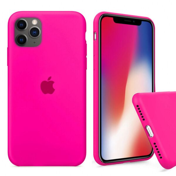 Акція на Чохол Wemacy Silicone Full case для iPhone 11Pro Max Electric pink   (AFC-0311) від Allo UA