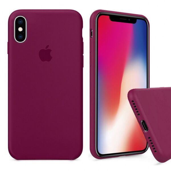 

Чохол Wemacy Silicone Full case для iPhone X/Xs Rose red (AFC-0170)