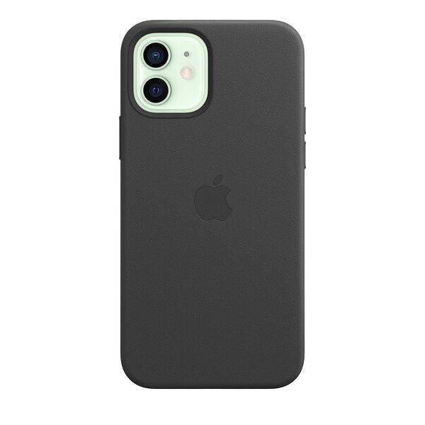 

Чехол ARS Leather case MagSafe для iPhone 12 Black (LC-0208)