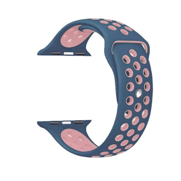 

Ремінець Wemacy Nike Sport Band для Apple Watch 38mm/40mm Blue/Pink (LL-0038)