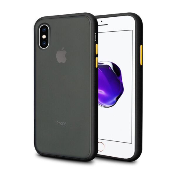

Панель Wemacy Gingle Case для iPhone Xs Max Black Yellow (GSC-0050)
