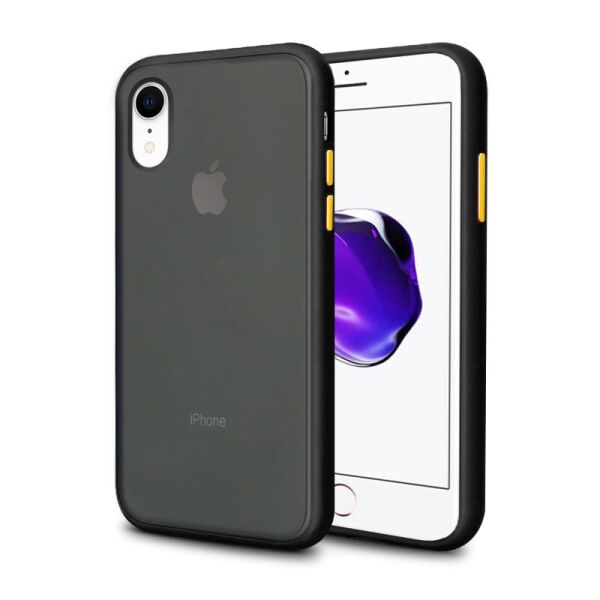 

Панель Wemacy Gingle Case для iPhone Xr Black Yellow (GSC-0084)