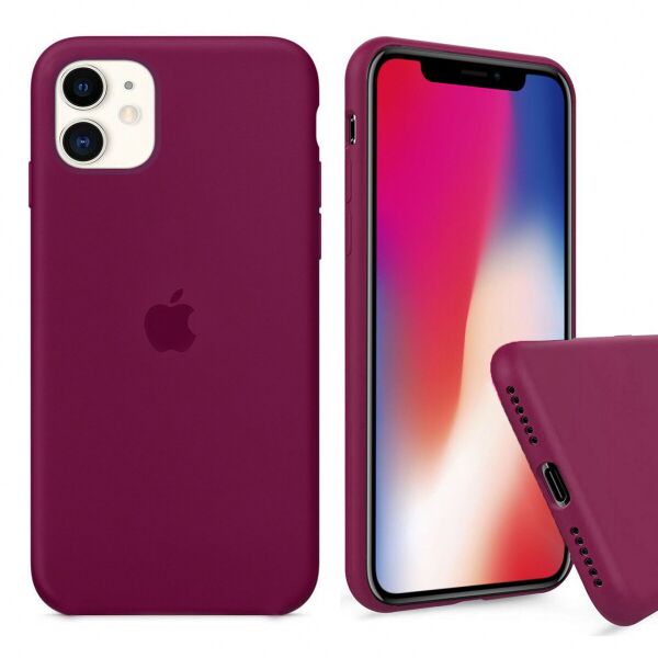 

Панель Wemacy Silicone Full Case для iPhone 12 Rose red (PS-0626)
