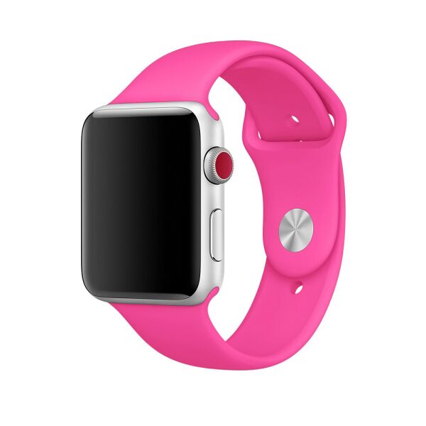 Акция на Cиліконовий ремінець Sport Band для годинника Apple Watch 38mm/40mm Electric pink   (SB-0023) от Allo UA