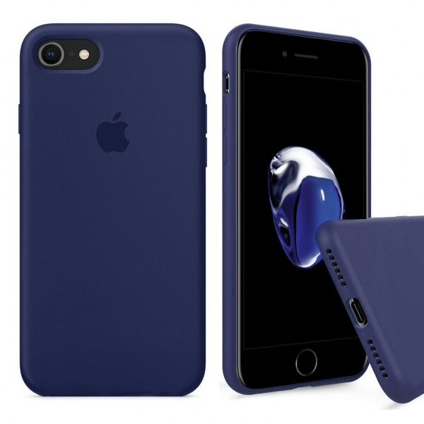 Акція на Чохол Wemacy Silicone Full case для iPhone 7/8/SE 2020 Midnight blue   (AFC-0106) від Allo UA