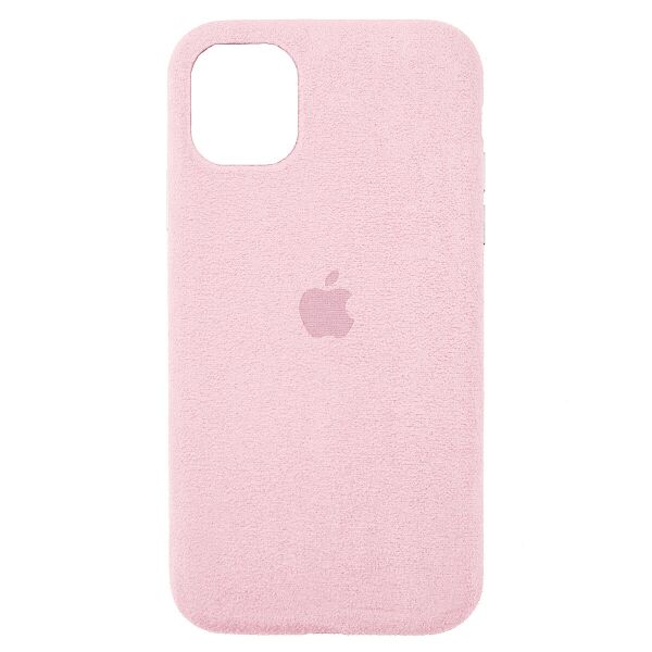 Акція на Чохол Wemacy Alcantara Case Full для iPhone 11 Pink Sand   (ALCA-0044) від Allo UA