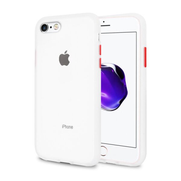 

Панель Wemacy Gingle Case для iPhone 7/8/SE 2020 Transparent red (GSC-0014)