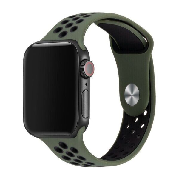 

Ремінець Wemacy Nike Sport Band для Apple Watch 42mm | 44mm Virid/Black (LL-0059)