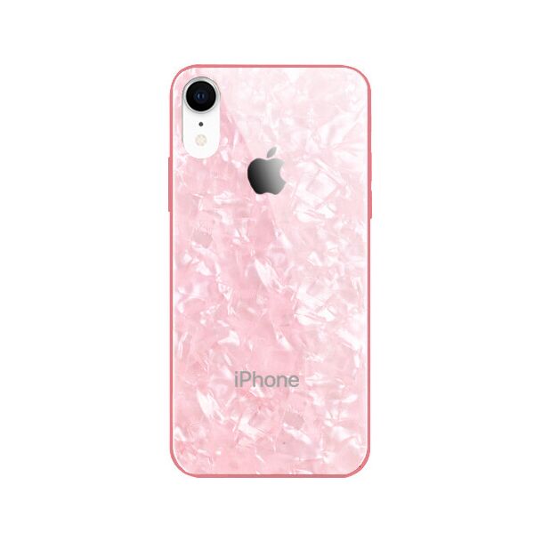 

Панель Wemacy Glass Marble Case для iPhone Xr Rose gold (GMC-0017)