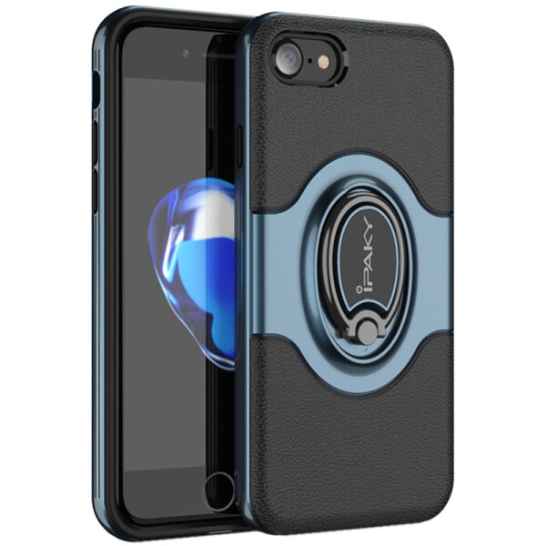 

Чехол-накладка Ipaky PC Bumper Soft case with 360 finger ring holder iPhone 7 Blue
