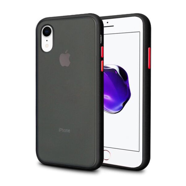 

Панель Wemacy Gingle Case для iPhone Xr Black red (GSC-0083)