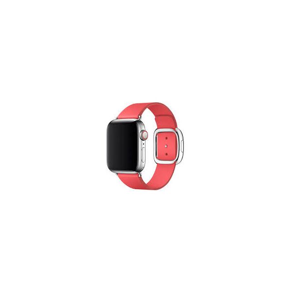 

Ремінець Modern Buckle Leather Loop для Apple Watch Series 1/2/3/4/5/6 42mm/44mm Silver / Pink (LC-0268)
