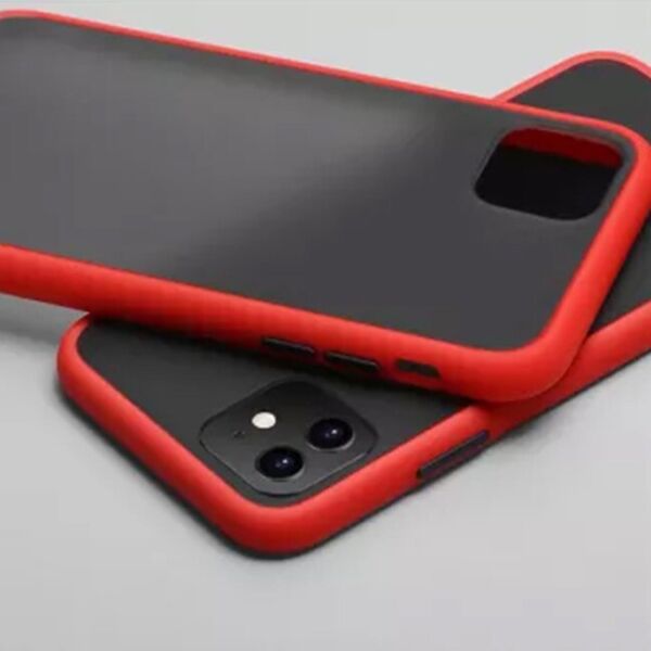 

Панель Wemacy Gingle Case для iPhone 12 mini Transparent Red (LC-0364)