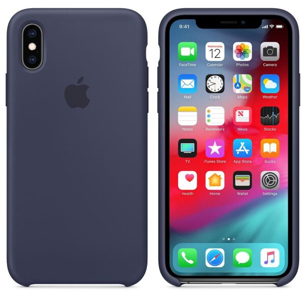 

Панель ArmorStandart Silicone Case для Apple iPhone X Midnight Blue (ASC-0053)