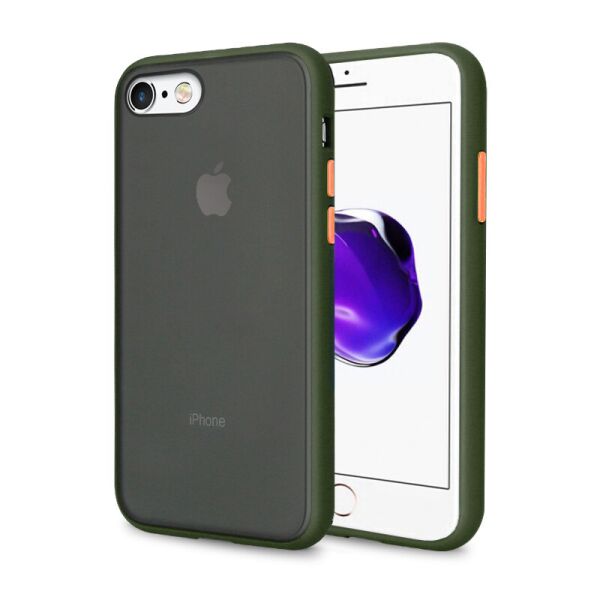 

Панель Wemacy Gingle Case для iPhone 7/8/SE 2020 Green Orange (GSC-0008)