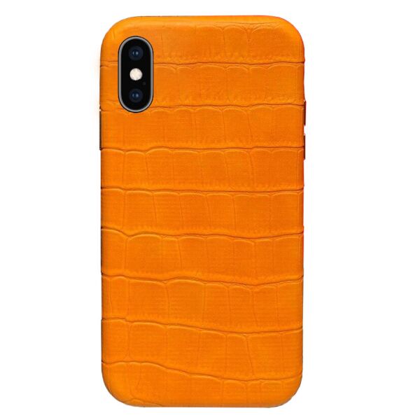 

Панель Wemacy Leather Crocodile Case для iPhone X/Xs Orange (CC-0003)