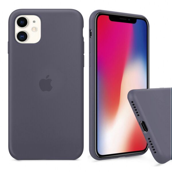 

Чохол Wemacy Silicone Full case для iPhone 11 Lavender gray (AFC-0256)