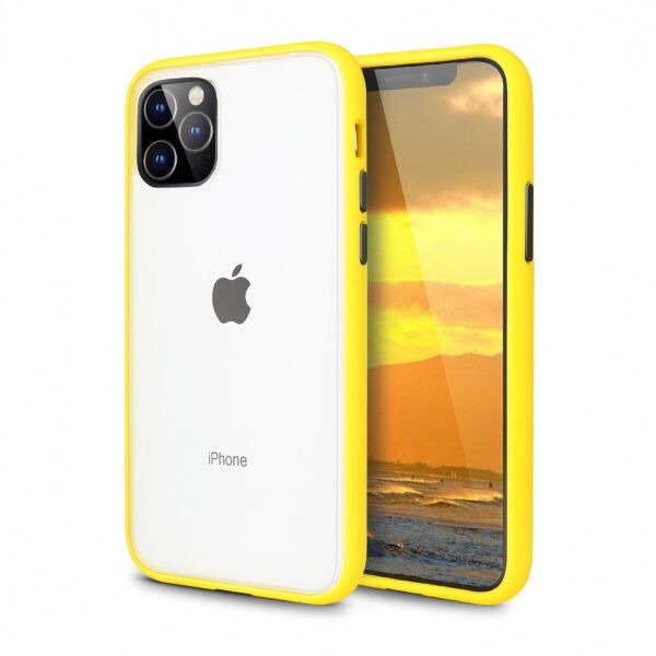 

Панель Wemacy Gingle Case для iPhone 11 Pro Yellow black (GSC-0081)