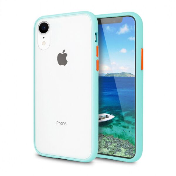 

Панель Wemacy Gingle Case для iPhone Xr Light blue orange (GSC-0091)