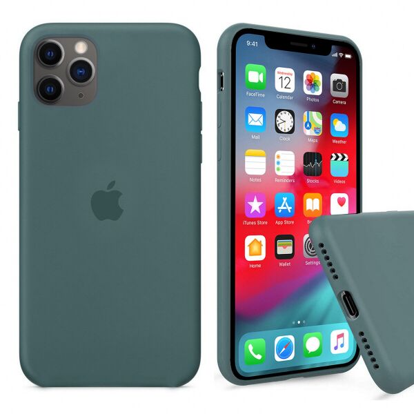 

Панель Wemacy Silicone Full Case для iPhone 12 Pro Max pine green (PS-0675)