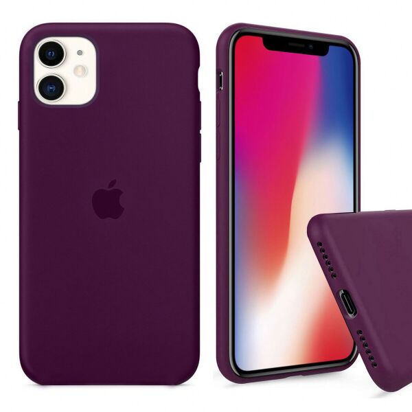 

Панель Wemacy Silicone Full Case для iPhone 12 Marsala (PS-0619)