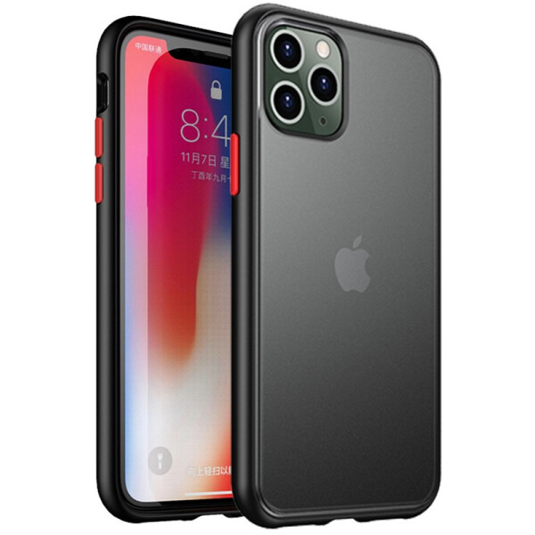 

Чехол-накладка Ipaky Cucoloris Series/TPU Frame Anti-Scratch PC Case Apple iPhone 11 Pro Black