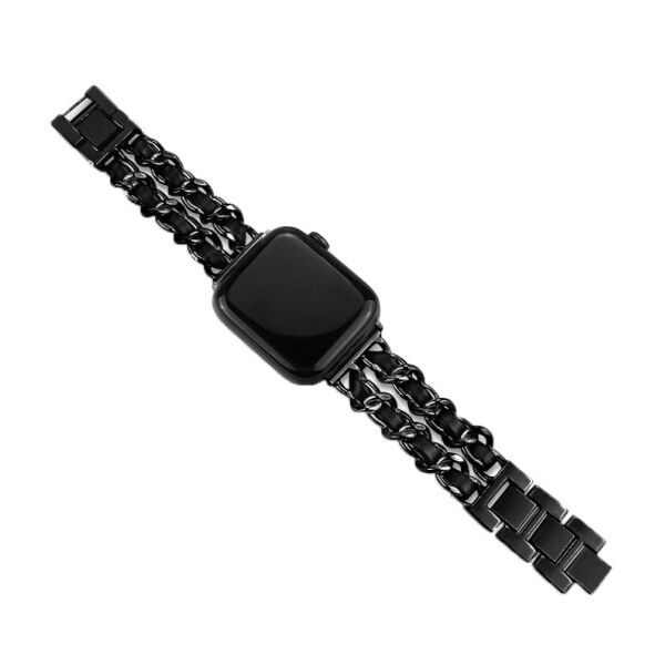 

Ремінець Desay Chanell для Apple Watch Series 1/2/3/4/5/6 42mm/44mm Black (LC-0297)