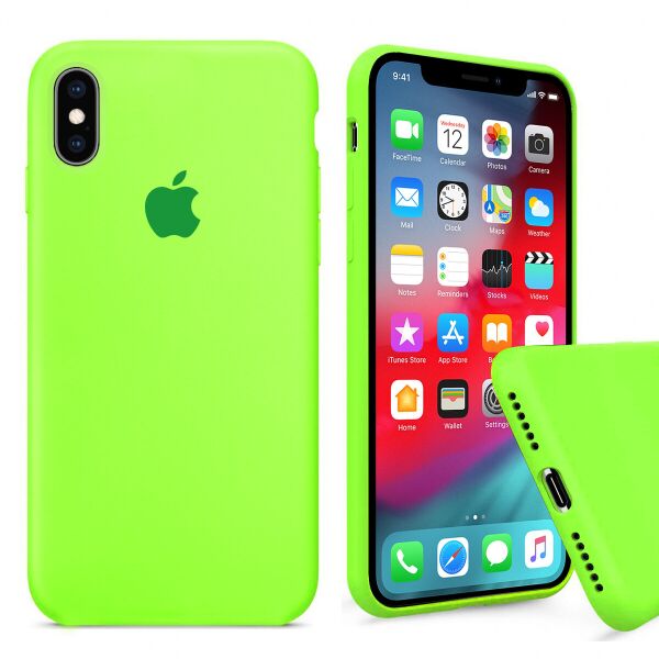 

Чохол Wemacy Silicone Full case для iPhone X/Xs Party Green (AFC-0165)