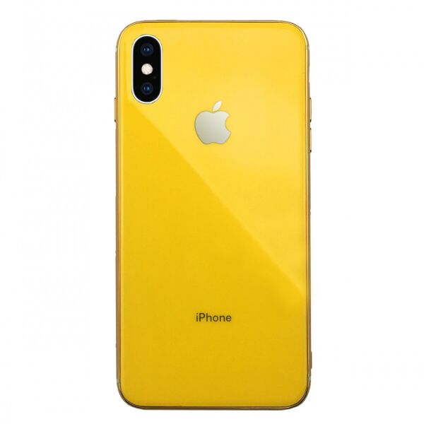

Чохол Wemacy Glass Pastel Case для iPhone XS Max Yellow (GPC-0059)