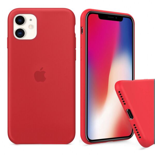 

Панель Wemacy Silicone Full Case для iPhone 12 Red (PS-0625)