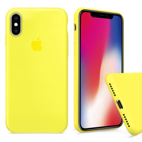

Чохол Wemacy Silicone Full case для iPhone Xs Max Lemon (AFC-0222)