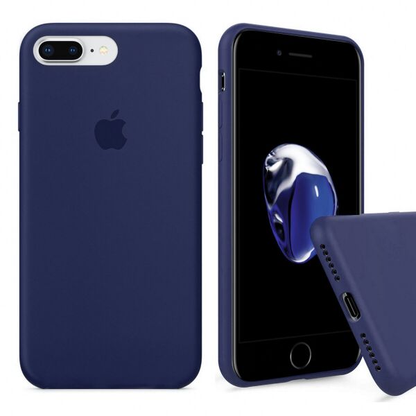 Акция на Чохол Wemacy Silicone Full case для iPhone 7/8 Plus Midnight Blue   (AFC-0121) от Allo UA