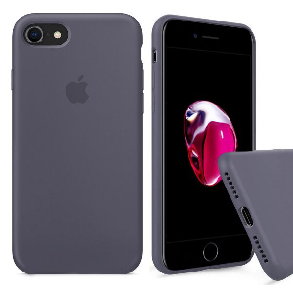 

Чохол Wemacy Silicone Full case для iPhone 7/8/SE 2020 Lavender gray (AFC-0083)