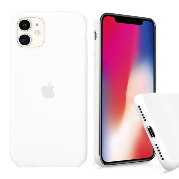 

Чохол Wemacy Silicone Full case для iPhone 11 White (AFC-0242)