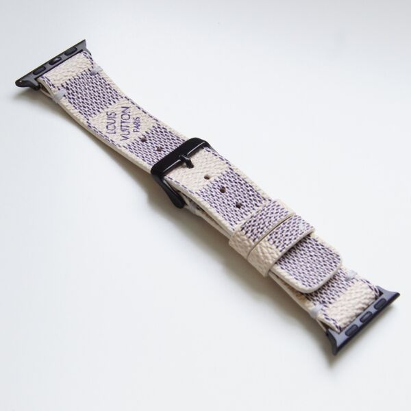 

Ремінець Desay Louise Vuitton Canvas для Apple Watch series 1/2/3/4/5/6 38mm/40mm cream (BS-0071)