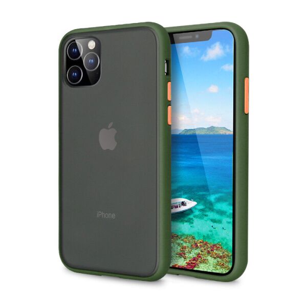 Акція на Панель Wemacy Gingle Case для iPhone 11 Pro Max Green orange   (GSC-0105) від Allo UA
