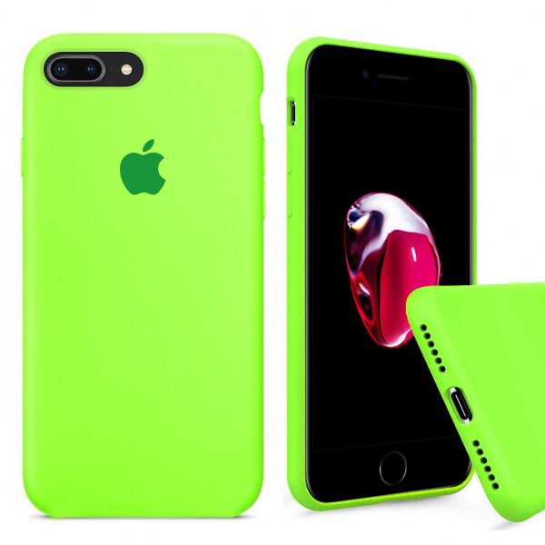 

Чохол Wemacy Silicone Full case для iPhone 7/8 Plus Party Green (AFC-0117)