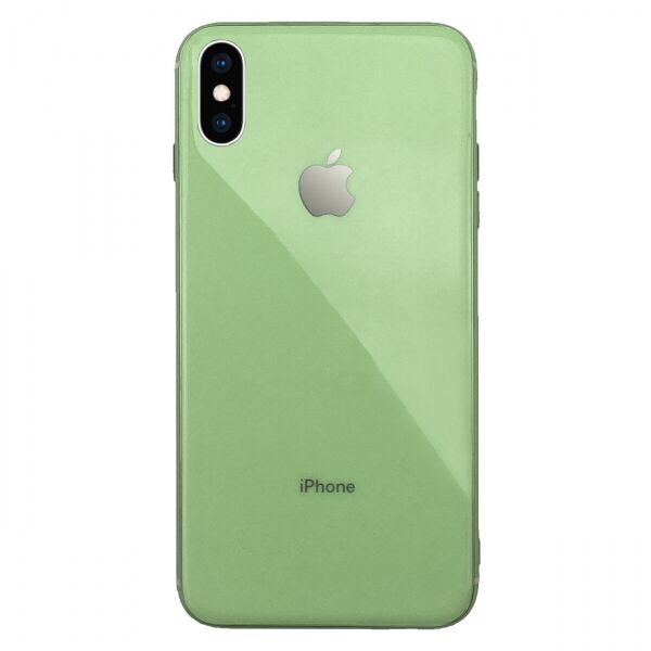 

Чохол Wemacy Glass Pastel Case для iPhone X/Xs Mint Gum (GPC-0037)
