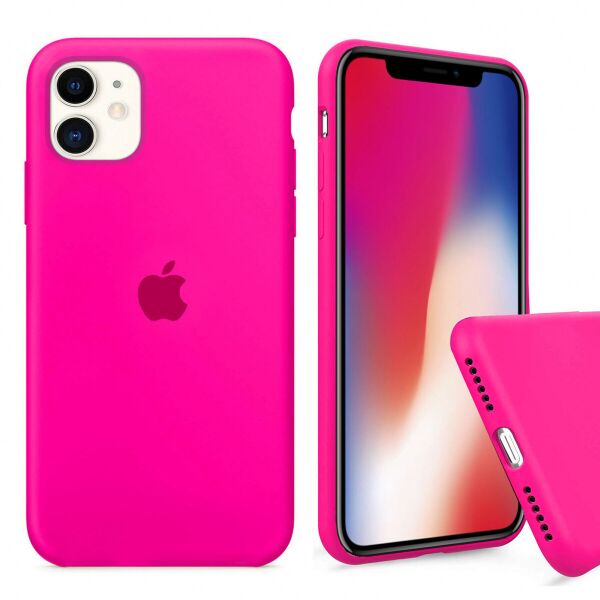 

Панель Wemacy Silicone Full Case для iPhone 12 Elecrtic pink (PS-0610)