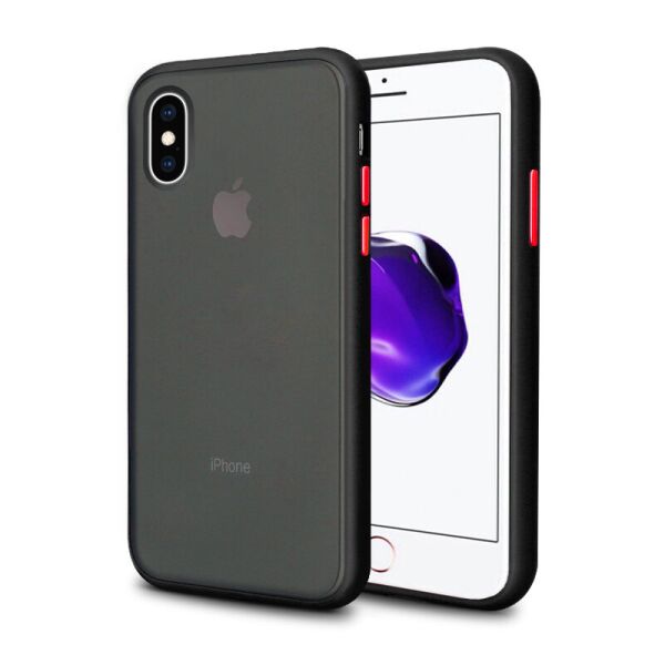 

Панель Wemacy Gingle Case для iPhone Xs Max Black red (GSC-0049)